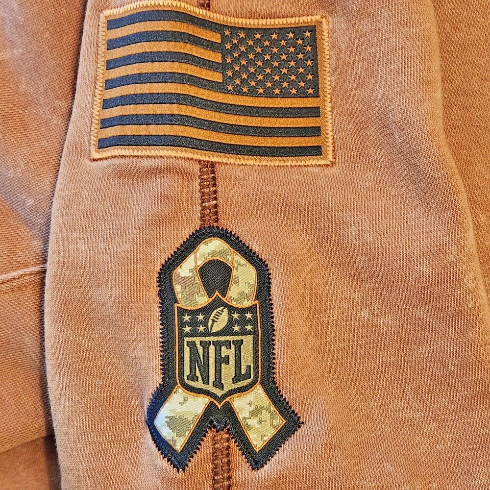 Nike Dallas Cowboys Salute to Service Hoodie Men’s Large Brown NFL Pullover - Picture 5 of 9